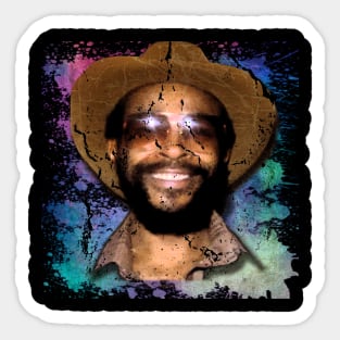 marvin gaye-Splash Paint Vintage Sticker